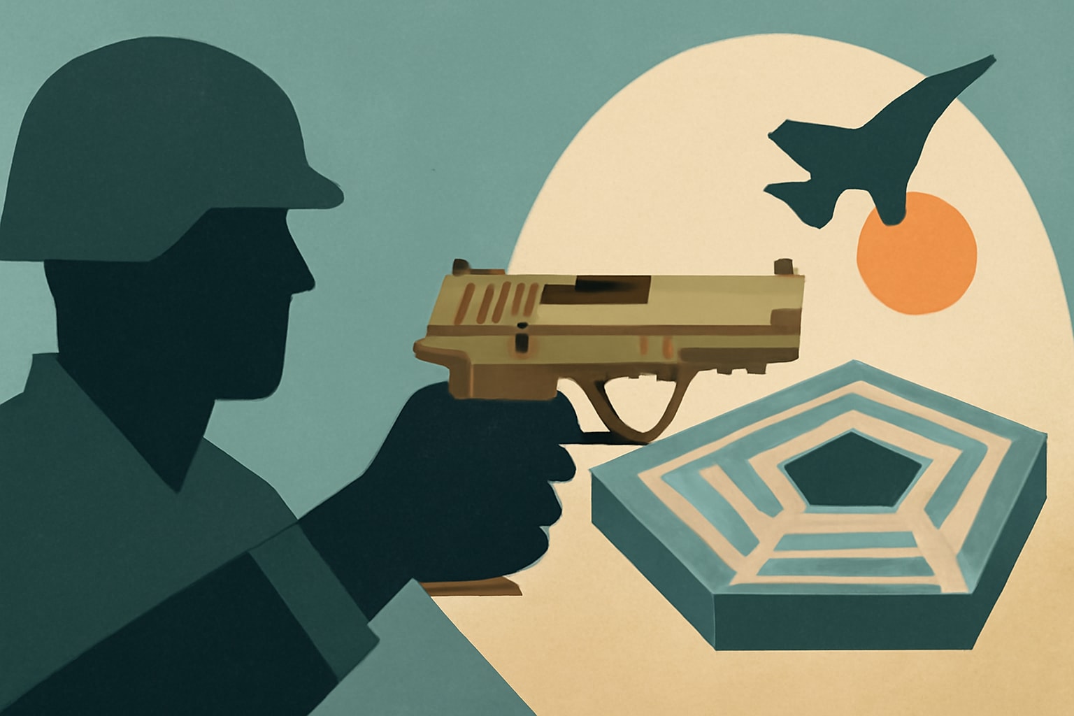 Editorial illustration for: Pentagon Declares M18 Handgun Safe and Reliable After Review