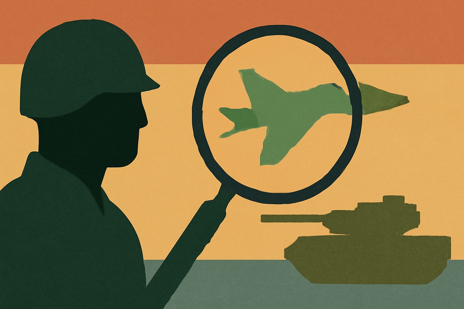 Editorial illustration for: Private Equity Defense Deals May Face Increased Scrutiny After Midterms