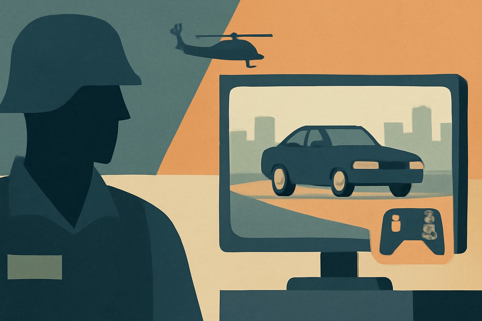 Editorial illustration for: Army Unit Offers 96-Hour Grand Theft Auto Binge as Reenlistment Incentive