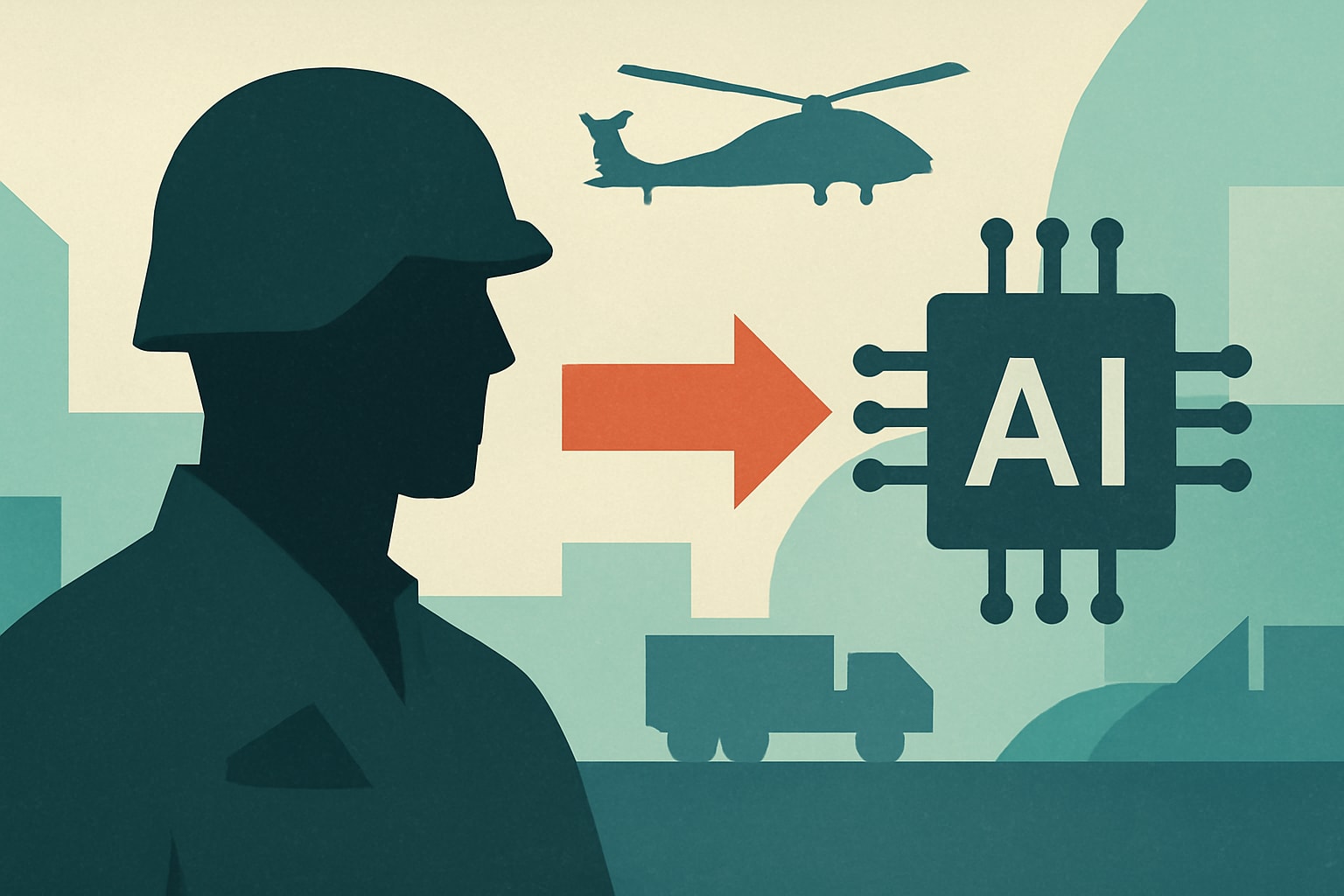 Editorial illustration for: Army Cyber Chief Unveils AI Task Force to Enhance DOD Network Security