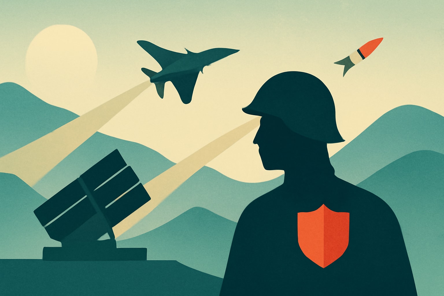 Editorial illustration for: Switzerland Seeks Additional $1.2 Billion for Air Defense in 2026 Budget