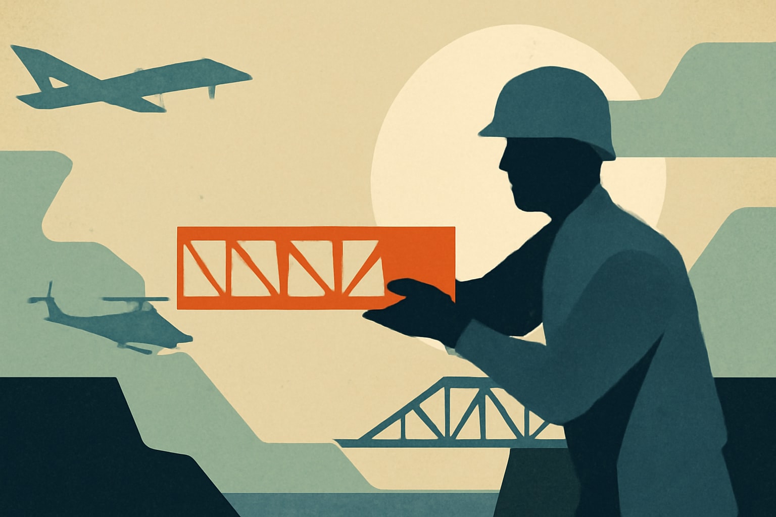 Editorial illustration for: DIU Launches New Bridge Program to Accelerate Military Tech Transition