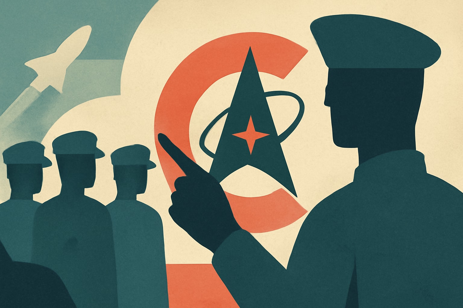 Editorial illustration for: Space Force Establishes Dedicated Recruiting Squadron to Boost Enlistment