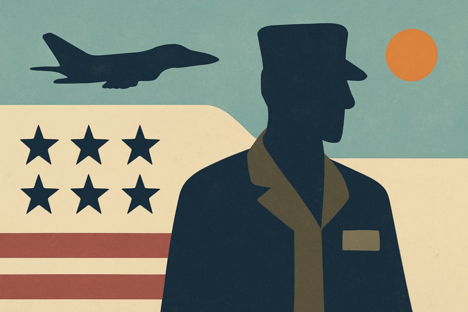 Editorial illustration for: Stars and Stripes Publisher Max Lederer Retires After 30 Years