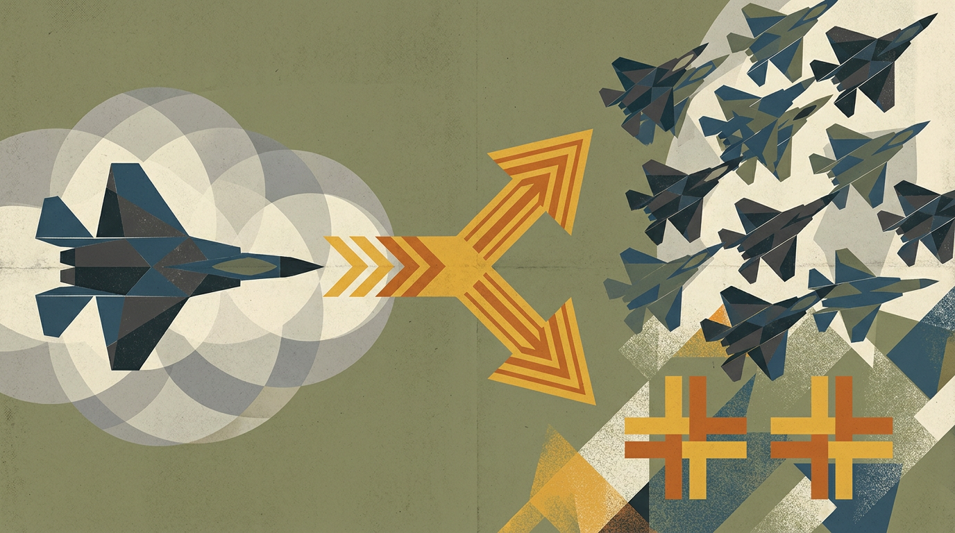 Editorial illustration for: U.S. Air Force Plans to Double F-15EX Eagle Fleet to 267 Aircraft