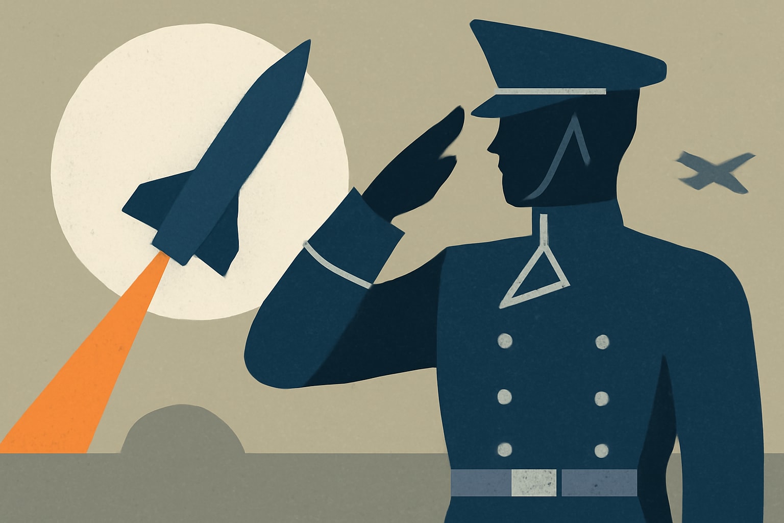 Editorial illustration for: Space Force Unveils New Ceremonial Uniform for Honor Guard