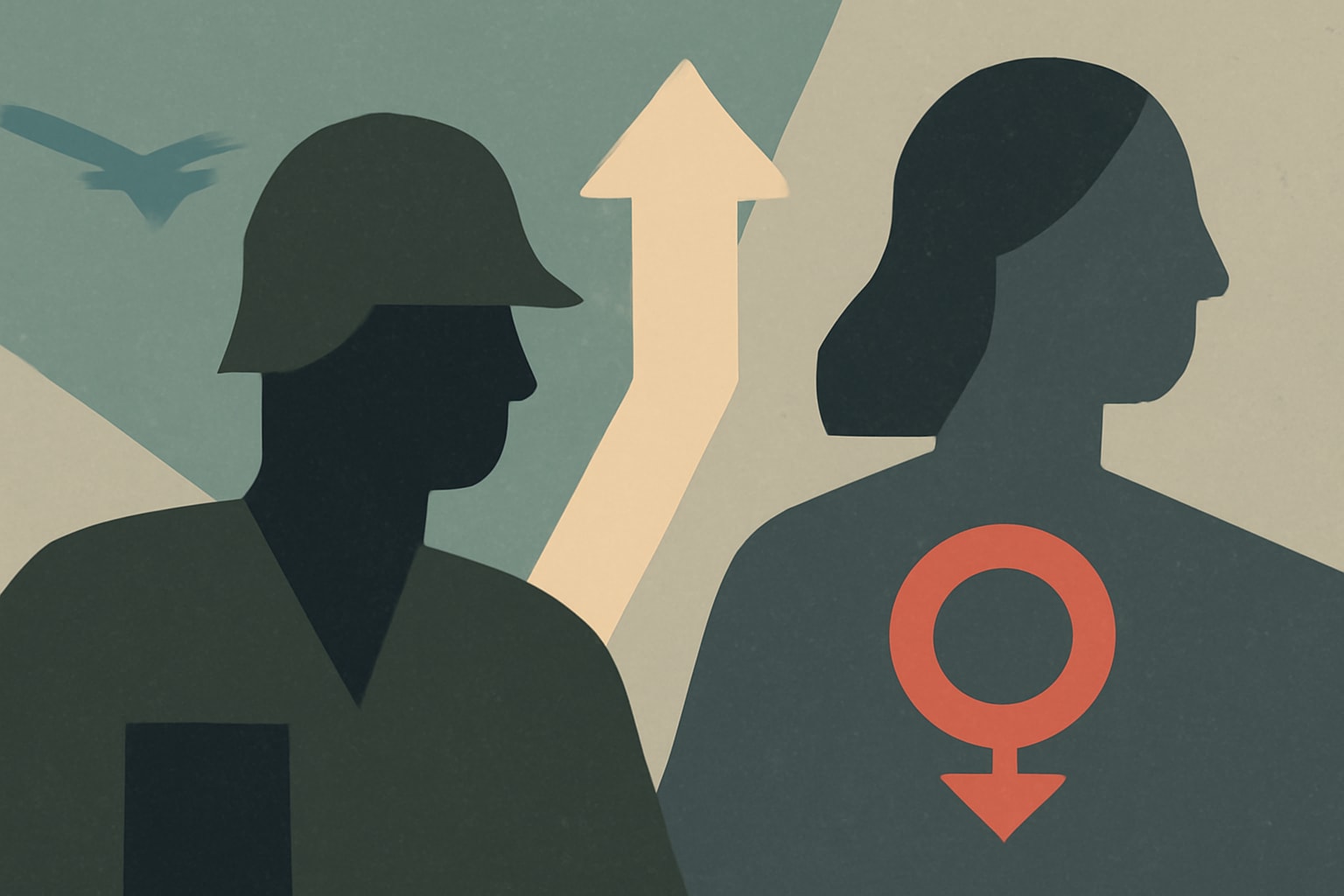 Editorial illustration for: Military Sexual Assault Reports Increase Despite Overall Decline