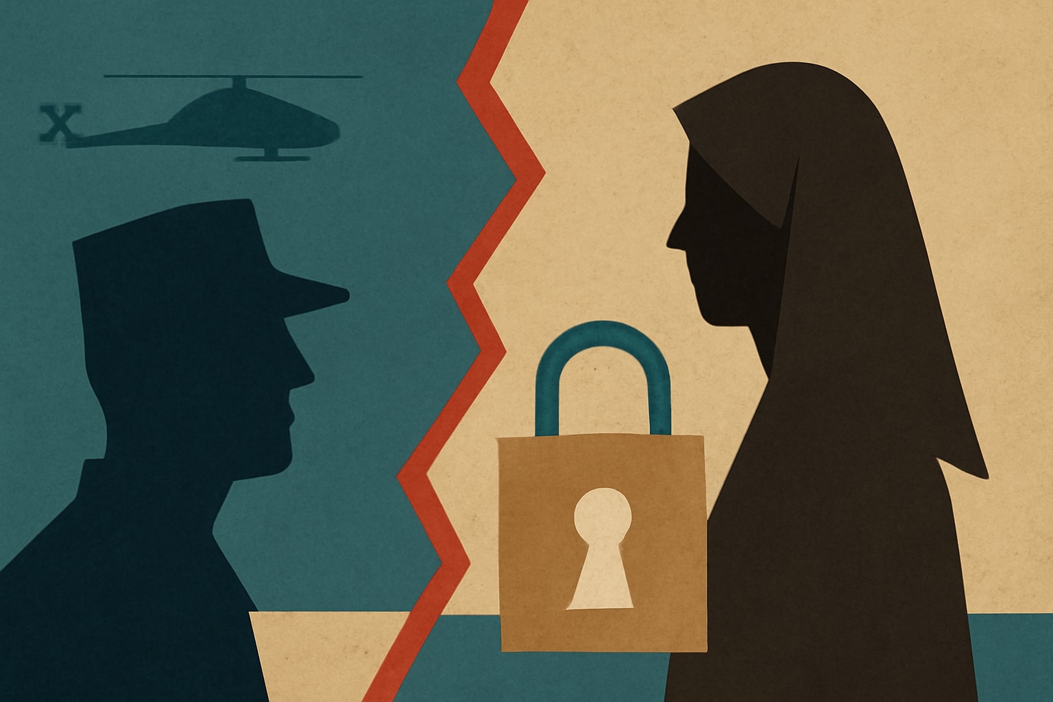 Editorial illustration for: Army Sergeant's Wife Prepared by ICE for Deportation Until Legal Impediment Occurred