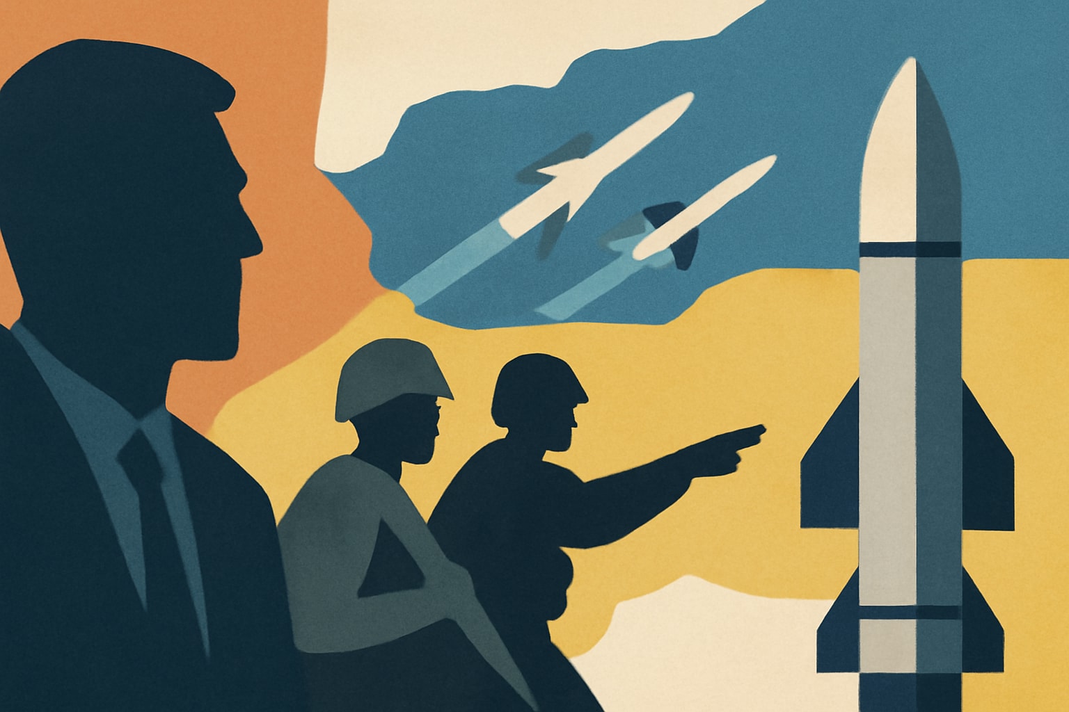 Editorial illustration for: UK's Burnham to Visit Ukraine with Plan to Support Long-Range Missile Production