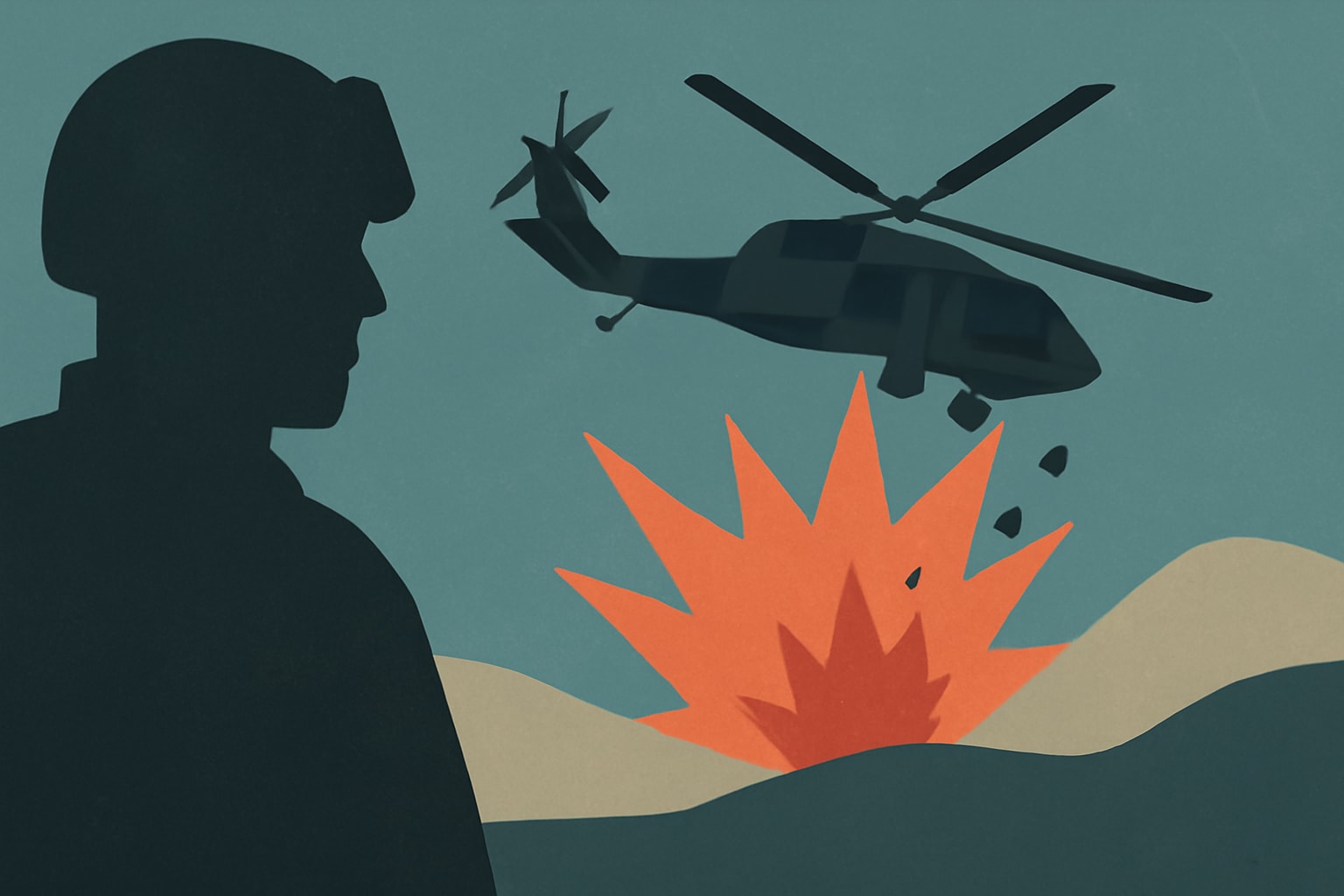Editorial illustration for: US Army Helicopter Crashes Surge, Raising Safety Concerns