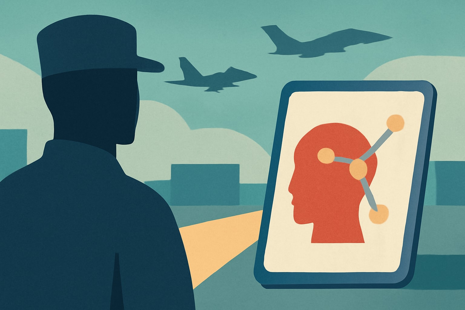 Editorial illustration for: Air Force Awards $100M Production Deal for AI-Enabled Readiness Platform