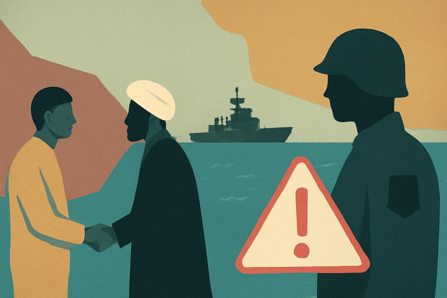 Iran Negotiates With Oman, Warns of Military Ship Ban in Strait of Hormuz
