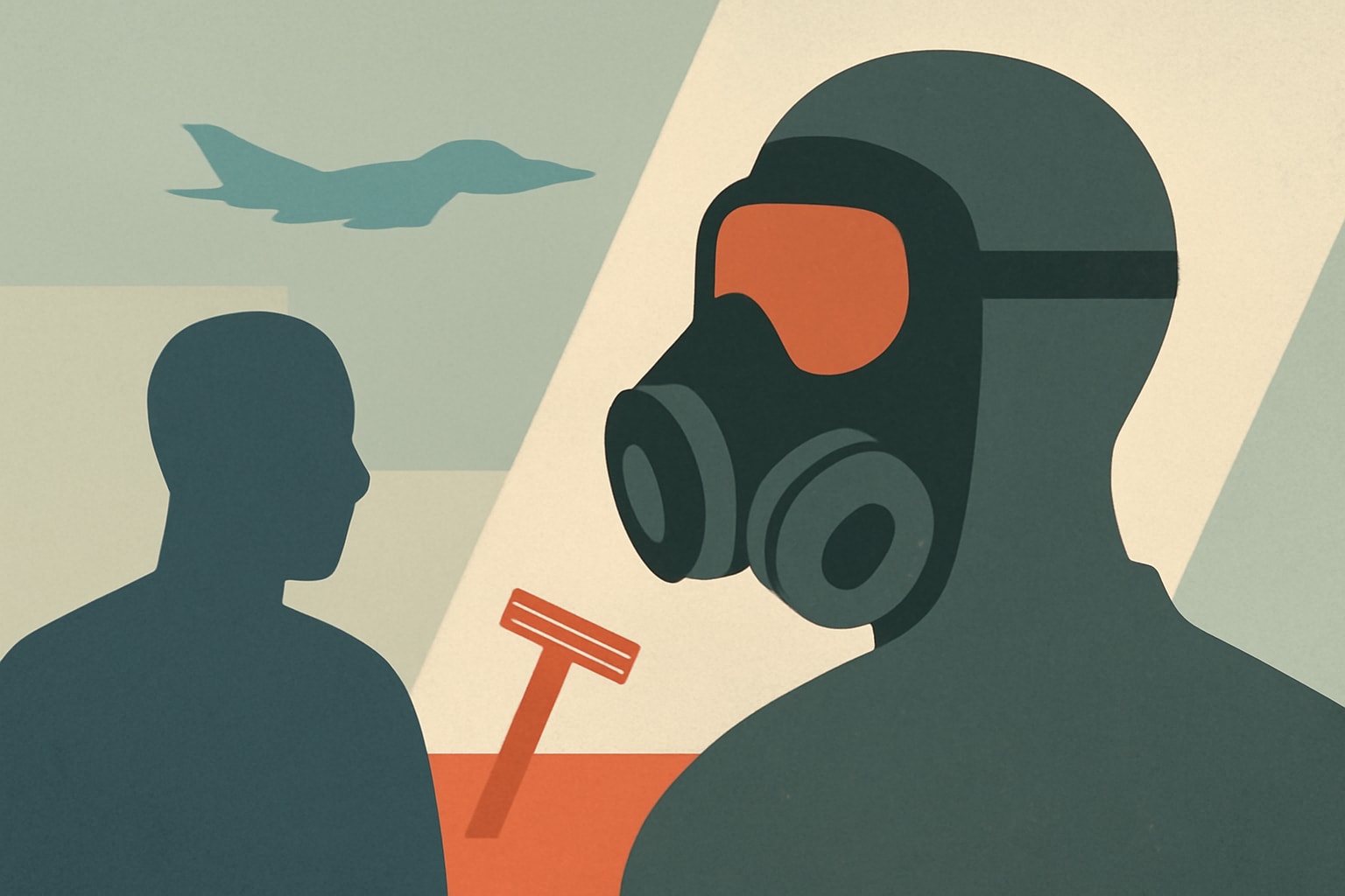 Editorial illustration for: Airmen and Guardians Must Undergo Gas Mask Seal Tests as Part of Shaving Crackdown