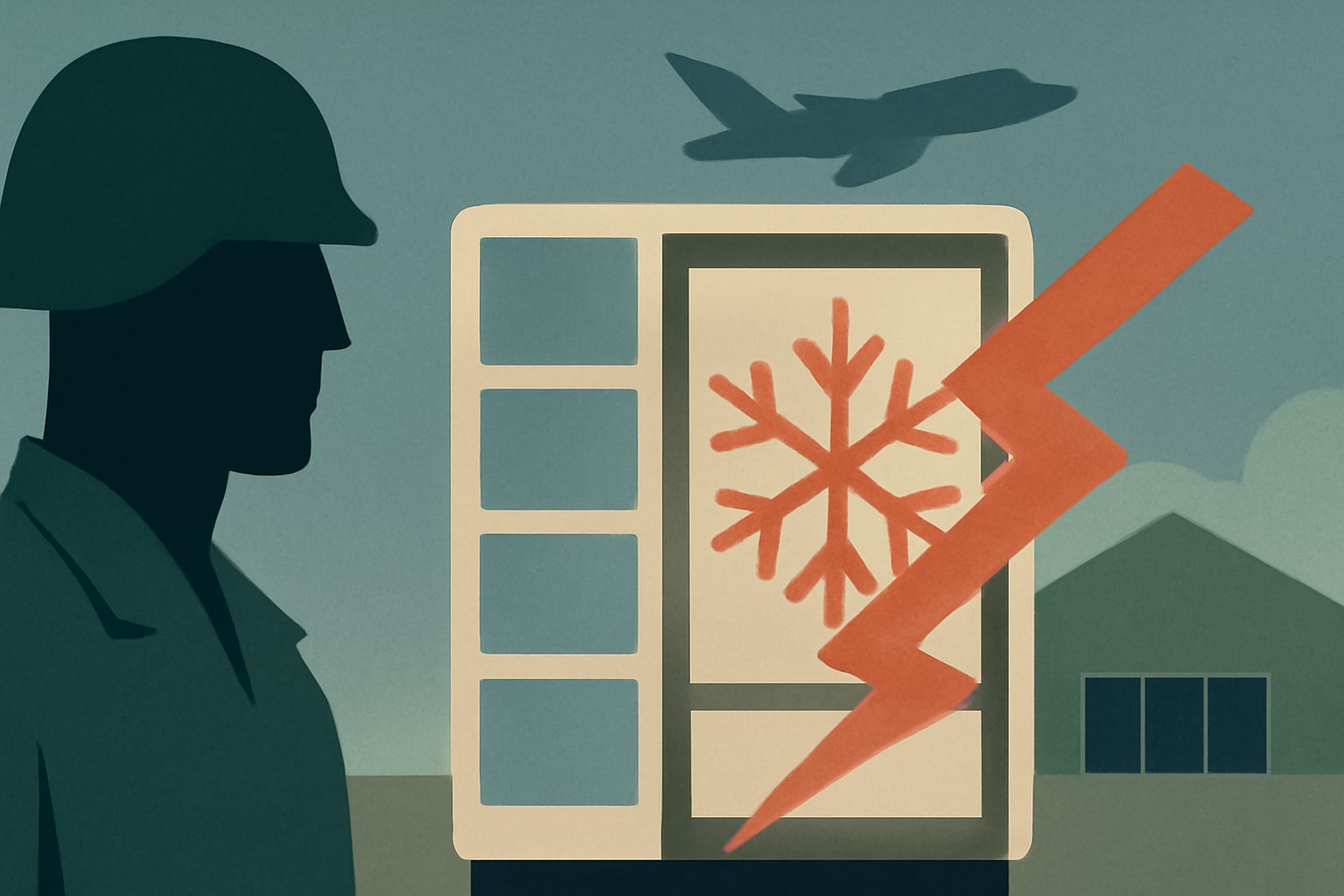 Editorial illustration for: DoD Confirms Refrigeration Disruption at Military Commissaries