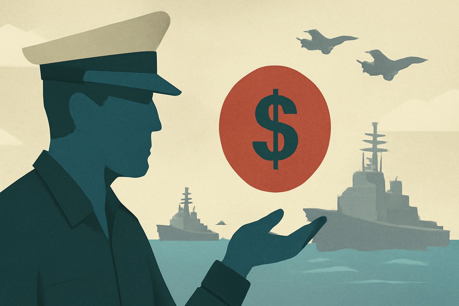 Editorial illustration for: Navy Chief Calls for $8 Billion to Ensure Fleet Solvency