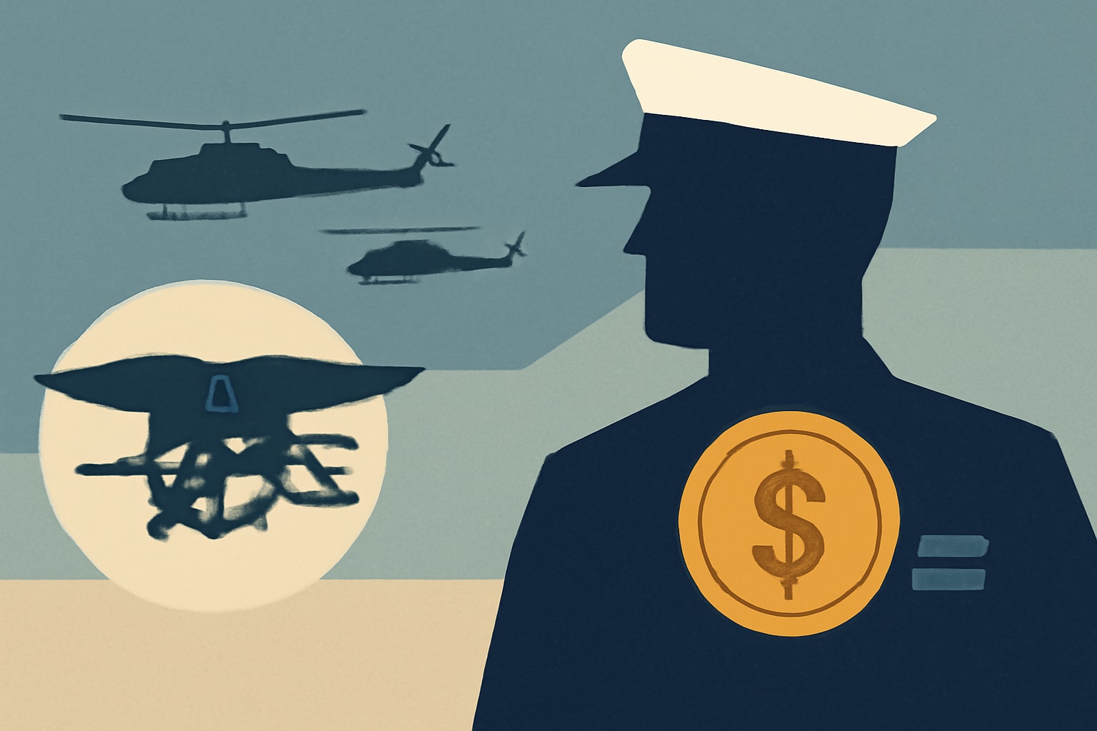 Editorial illustration for: $100,000 Bonuses Offered to Navy SEALs to Keep Senior Officers in Service