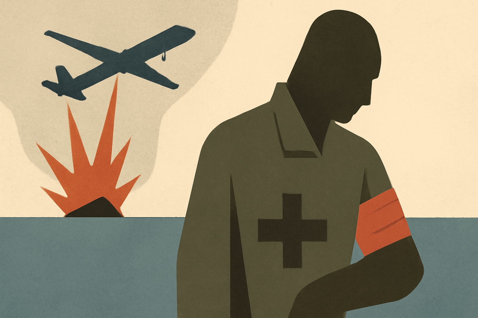 Editorial illustration for: Veterans Injured in Iran Drone Attack Face Delays in Medical Care