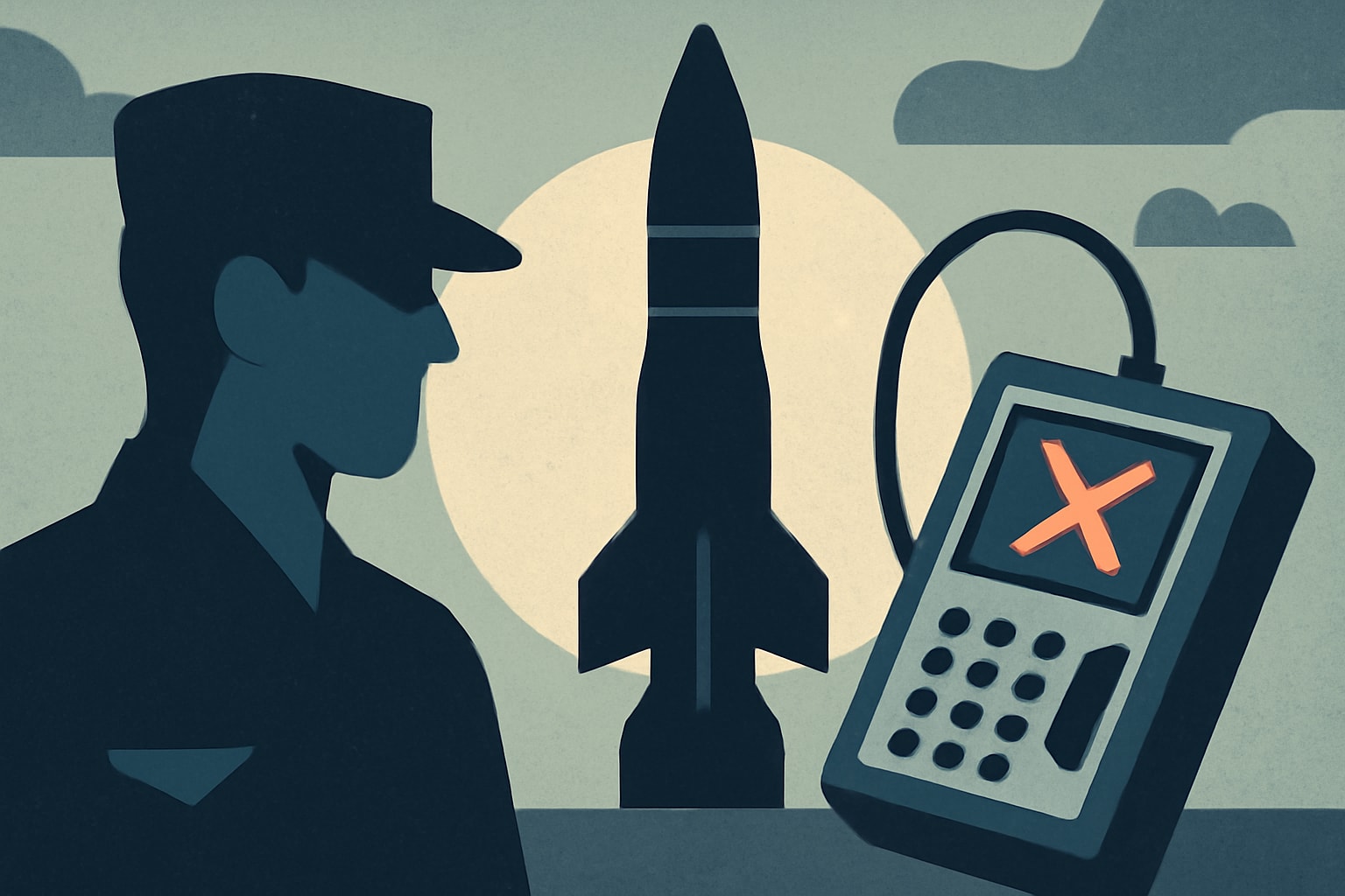 Editorial illustration for: Air Force Stops Use of Minuteman III Communication Testers After PCB Exposure