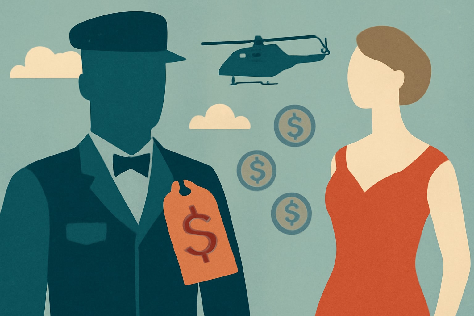 Editorial illustration for: How to Save Money and Look Great at the Military Ball
