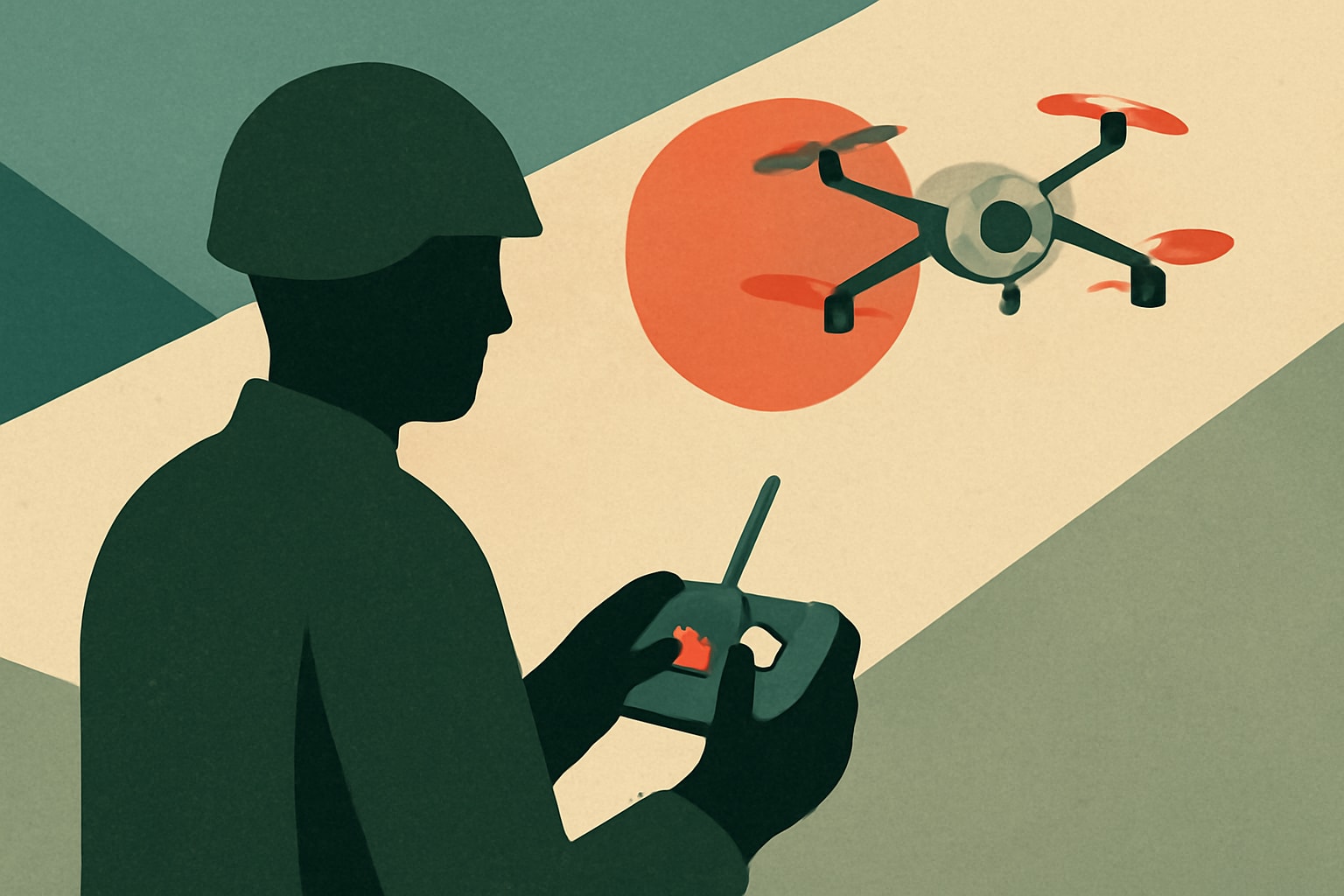 Editorial illustration for: Army Launches New Drone Training Program for Tactical Specialists