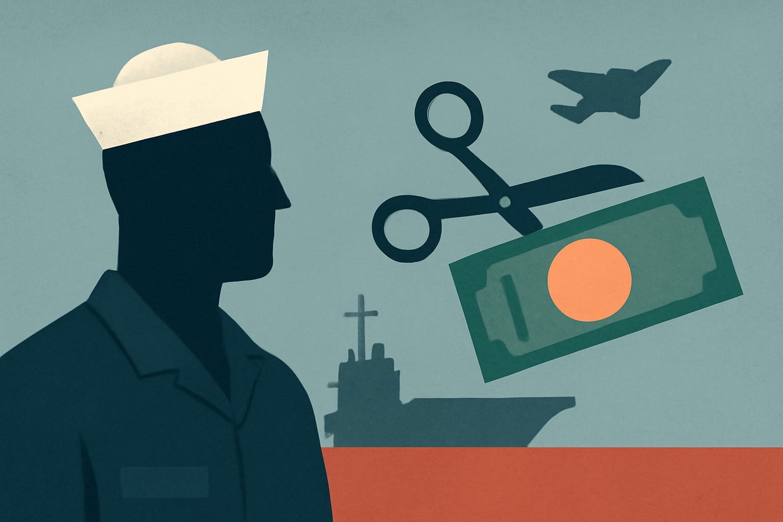 Editorial illustration for: Navy Leaders Address Haircut Allowance Amid Grooming Policy Changes