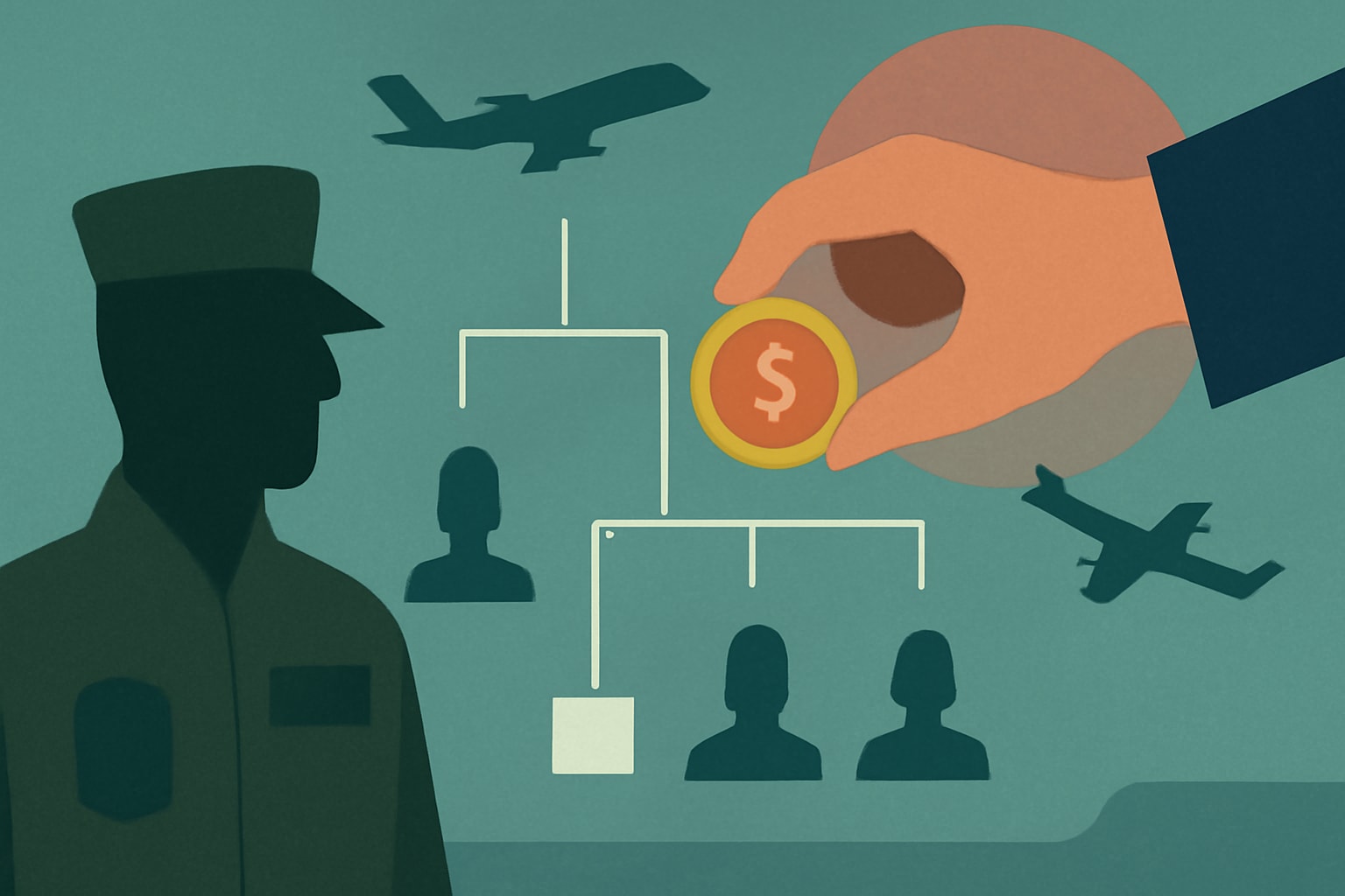Editorial illustration for: Air Force Awards $100 Million Contract to Streamline Aircrew Management