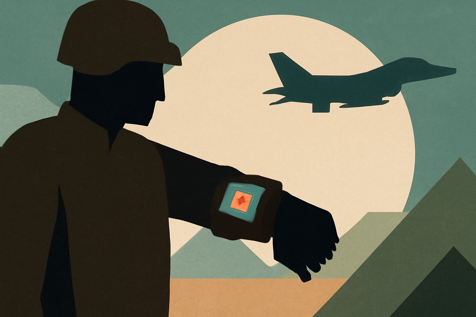 Editorial illustration for: Defense Startup Raises $61 Million for AI-Powered Wrist Display