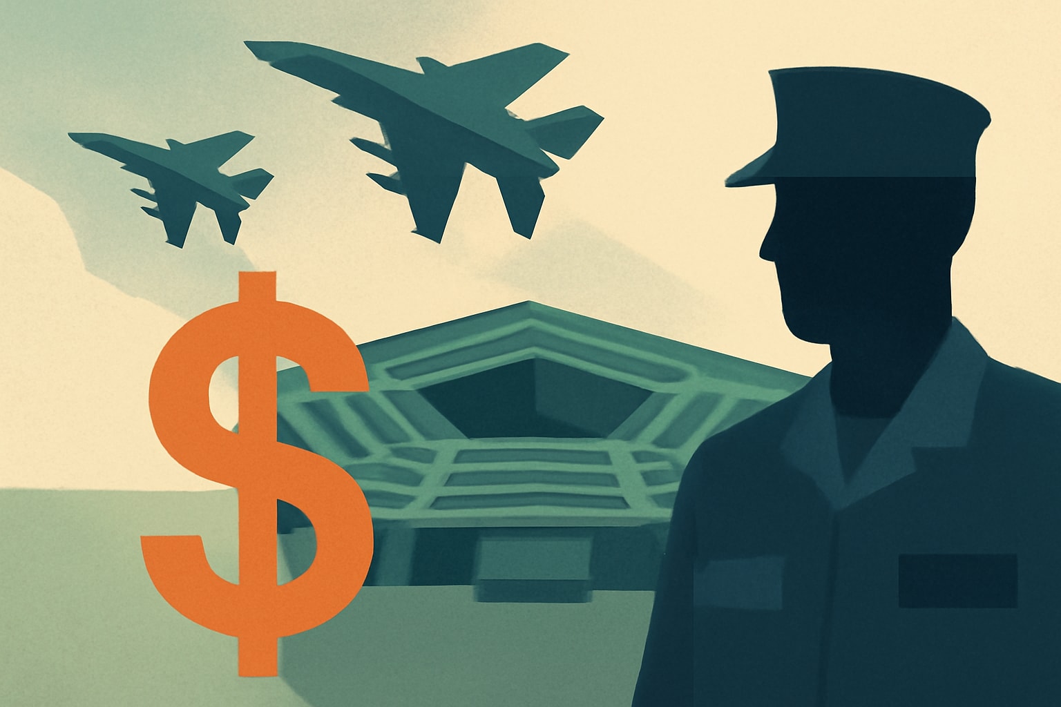 Editorial illustration for: Pentagon Awards $131 Billion Contract for F-15 Upgrades and Support