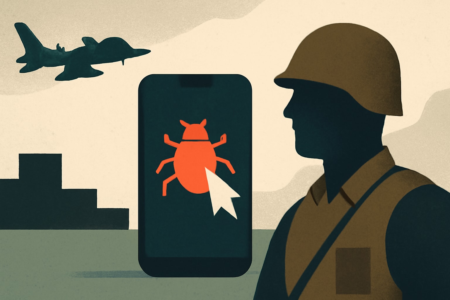 Editorial illustration for: ICE's $2 Million Contract for Zero-Click Spyware Raises Concerns