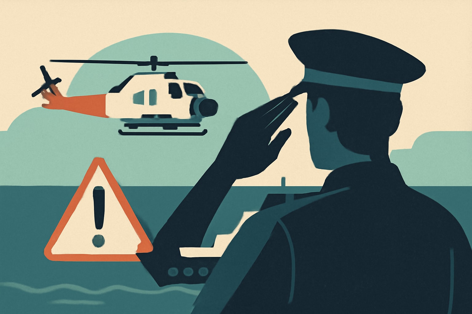 Editorial illustration for: Coast Guard Issues Warning on Illegal Charter Operations for Labor Day Weekend