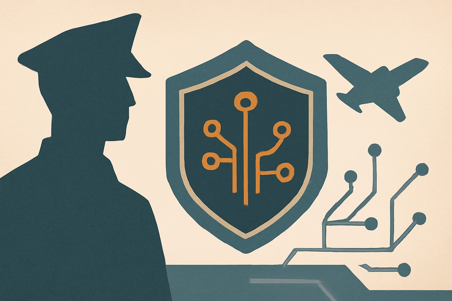 Editorial illustration for: Defense Department Expands Access to AI Tools for Employees