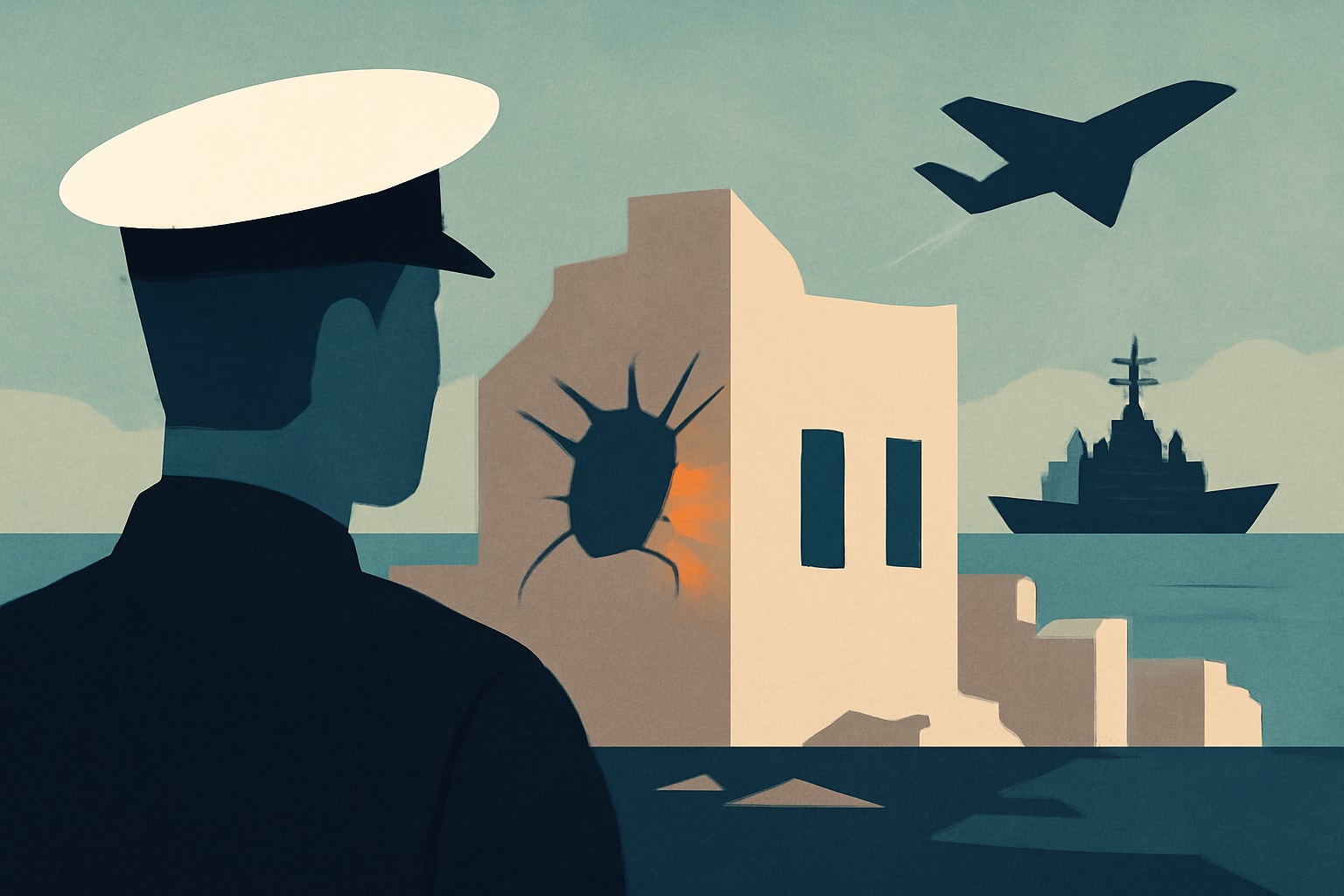 Editorial illustration for: Navy Not Returning to Damaged Bahrain Base ‘Anytime Soon’