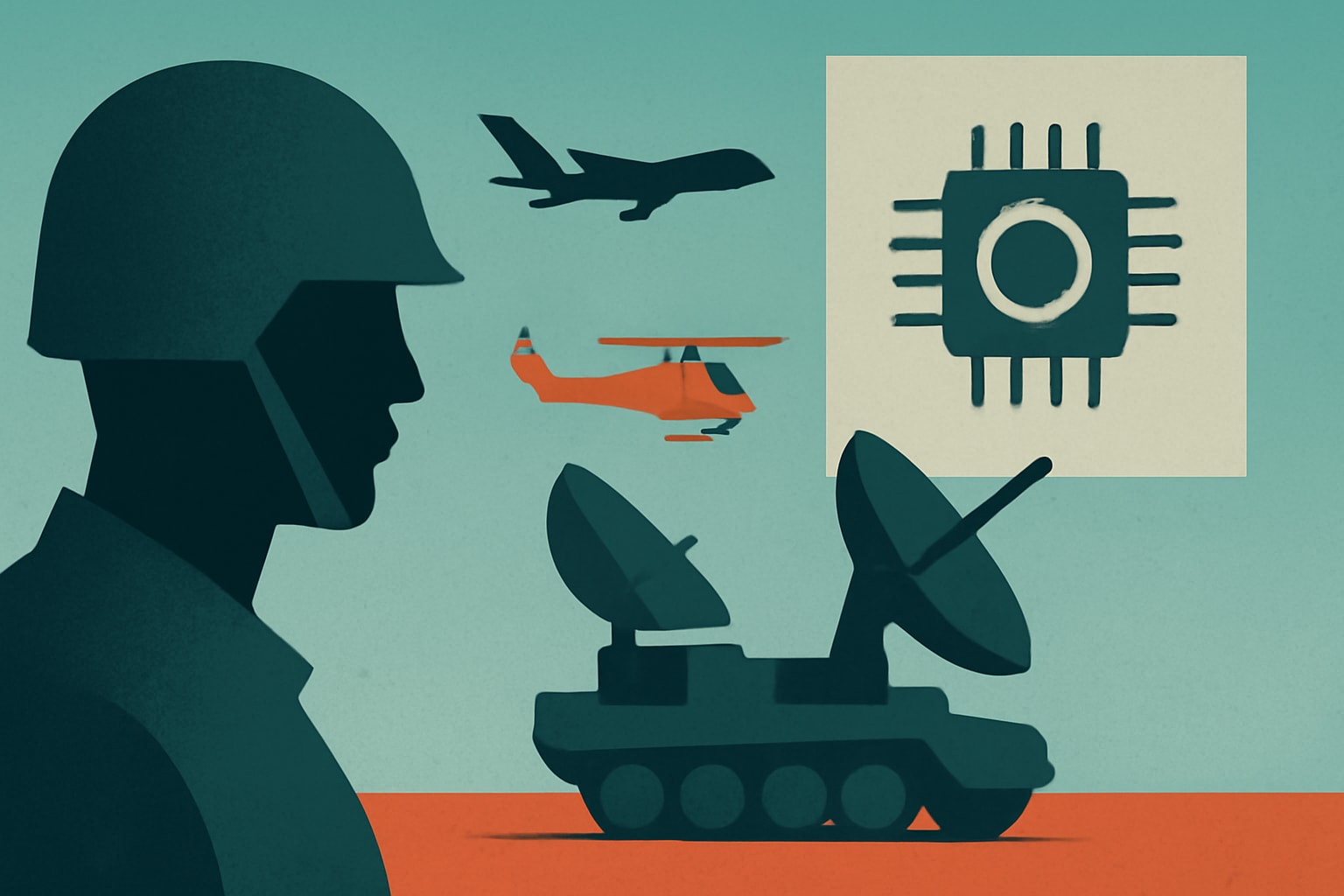 Editorial illustration for: US Army Awards $192M to Palantir and Anduril for TITAN Production