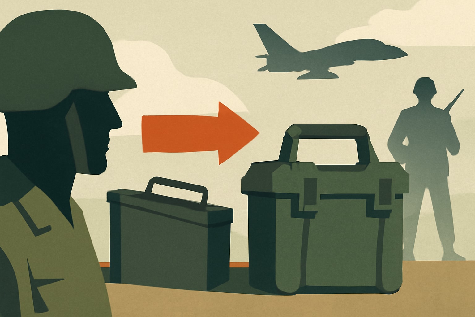 Editorial illustration for: Army Transitions from WWII-Era Ammo Cans to Modern Polymer Cases