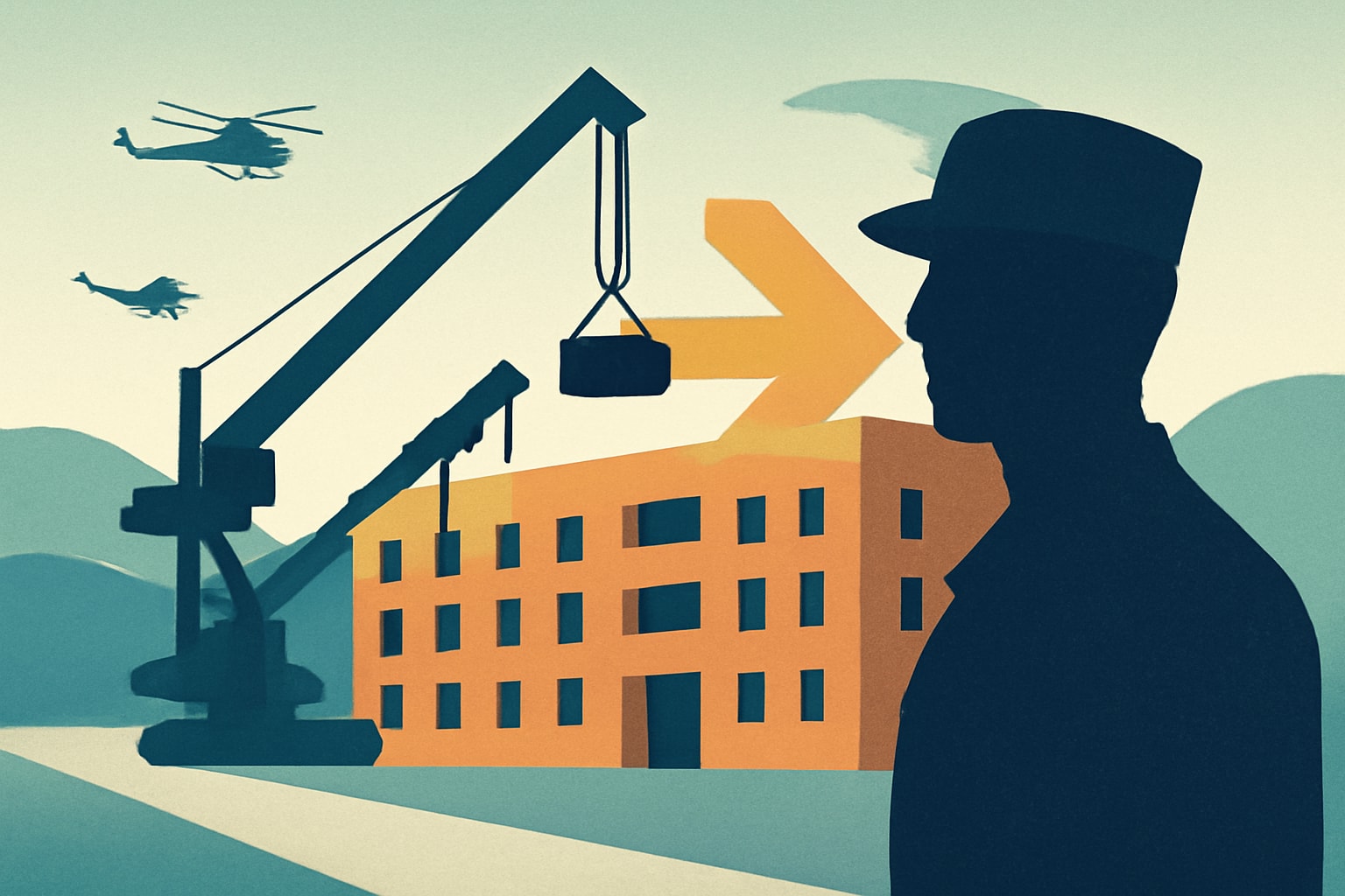 Editorial illustration for: Navy Fast-Tracks New Barracks Project at Camp Pendleton