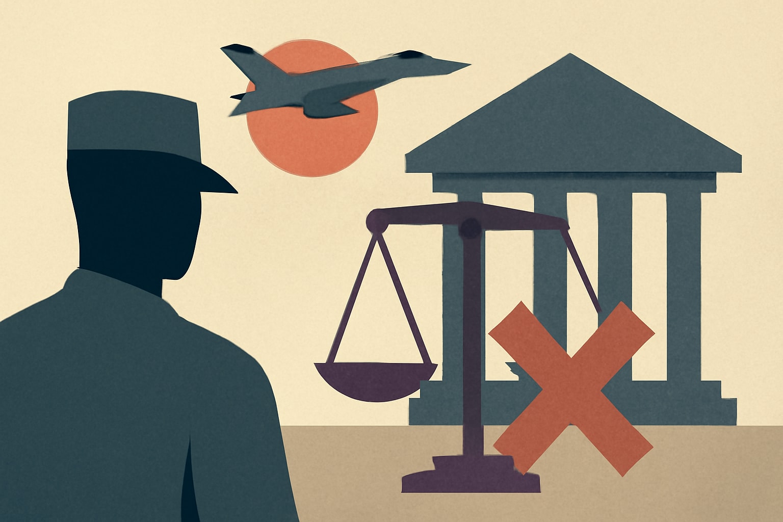 Editorial illustration for: North Carolina Supreme Court Rejects Appeal in Veteran's Murder Case
