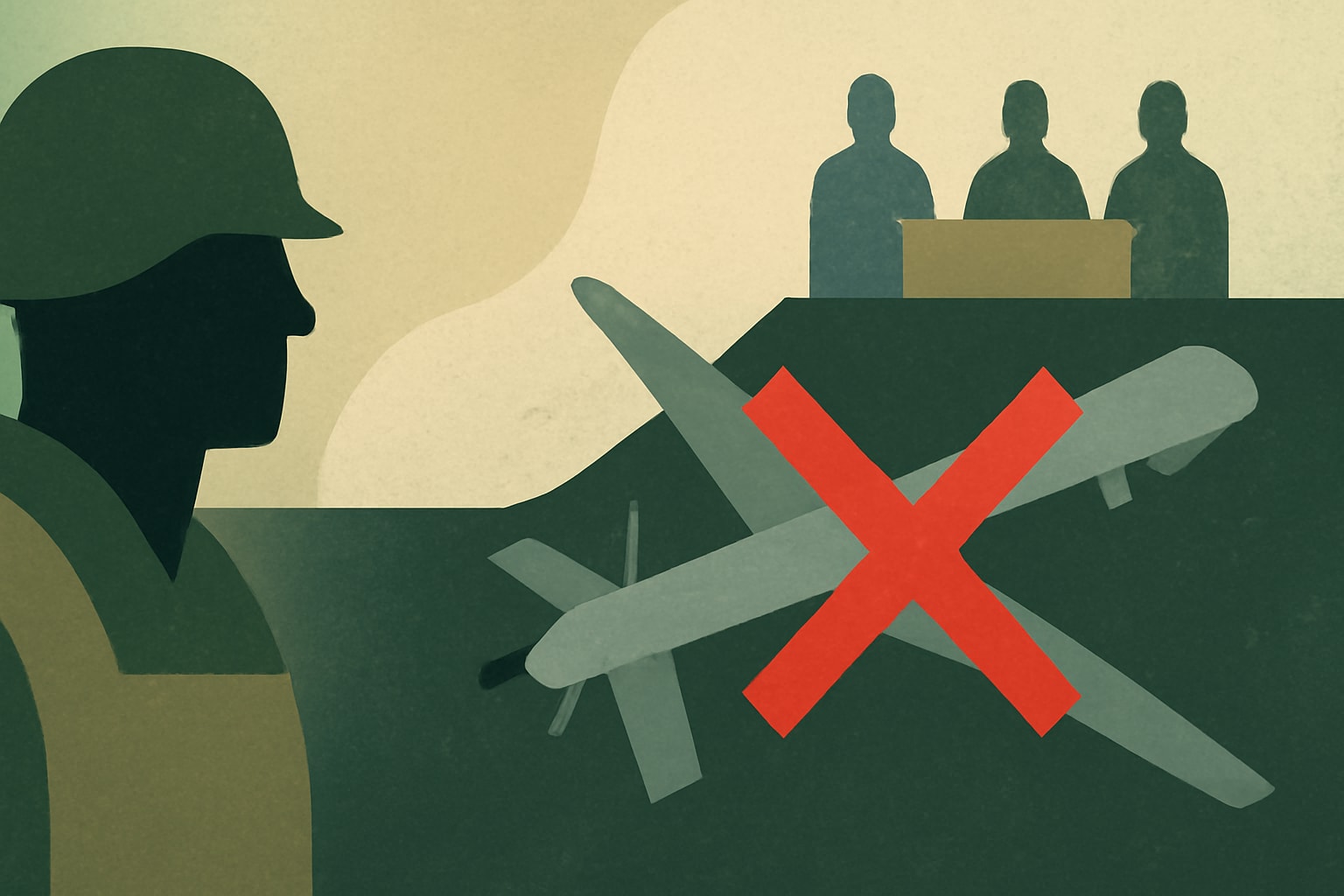 Editorial illustration for: Army Shuts Down Specialized Drone Unit, Lawmakers Seek Explanations
