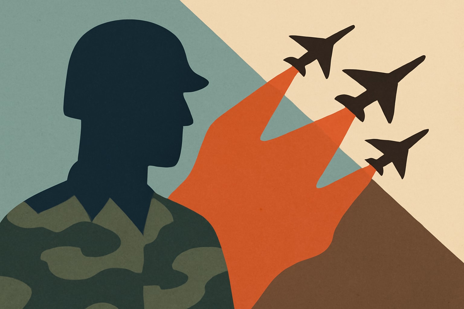 Editorial illustration for: Could the Number of Deployments Affect PTSD Severity Among Veterans?