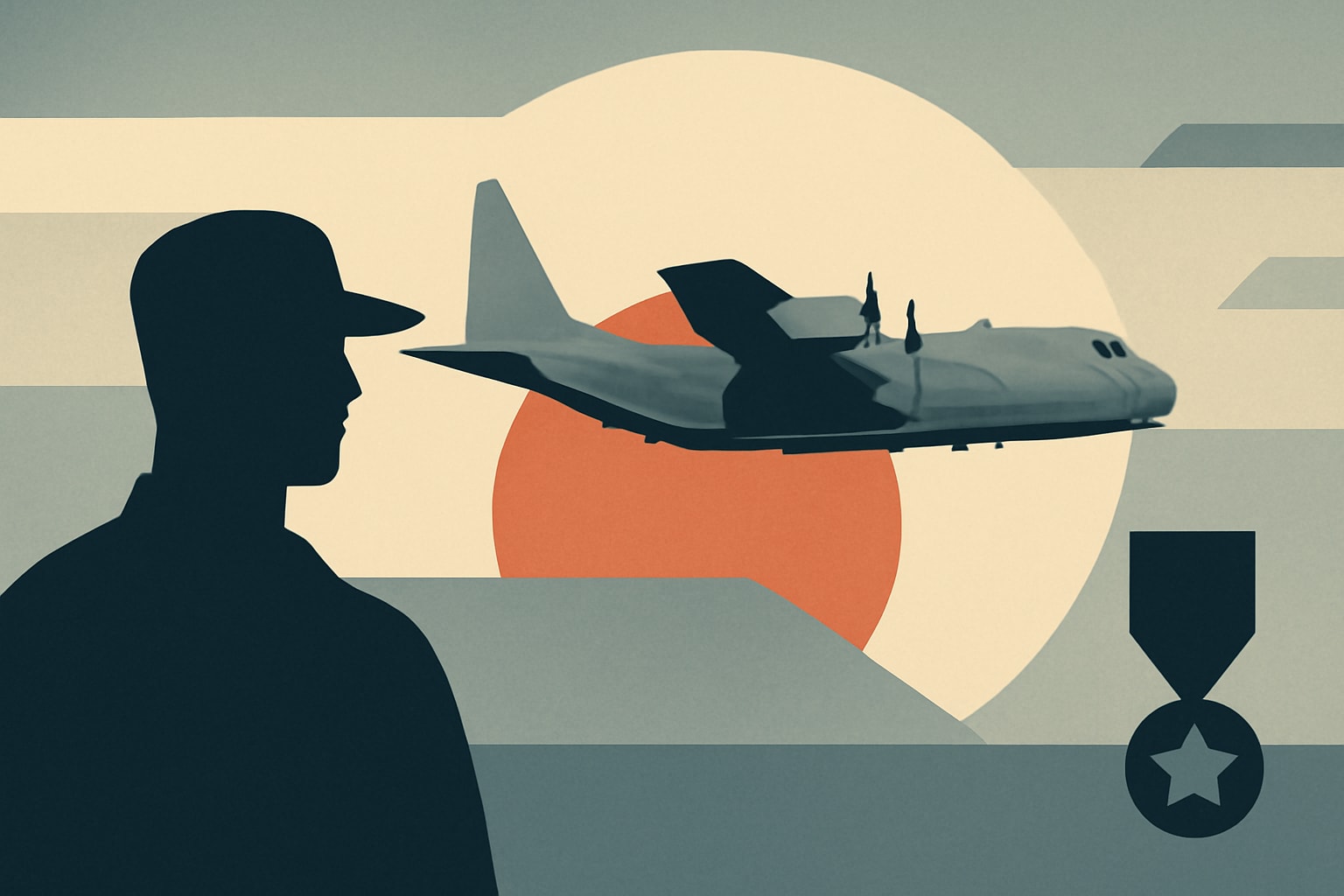 Editorial illustration for: Last EC-130H Compass Call Completes Final Flight Ahead of Retirement
