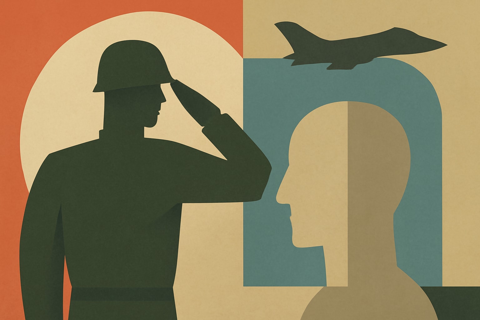 Editorial illustration for: America's Perception: Celebrating Heroes, Ignoring Humans