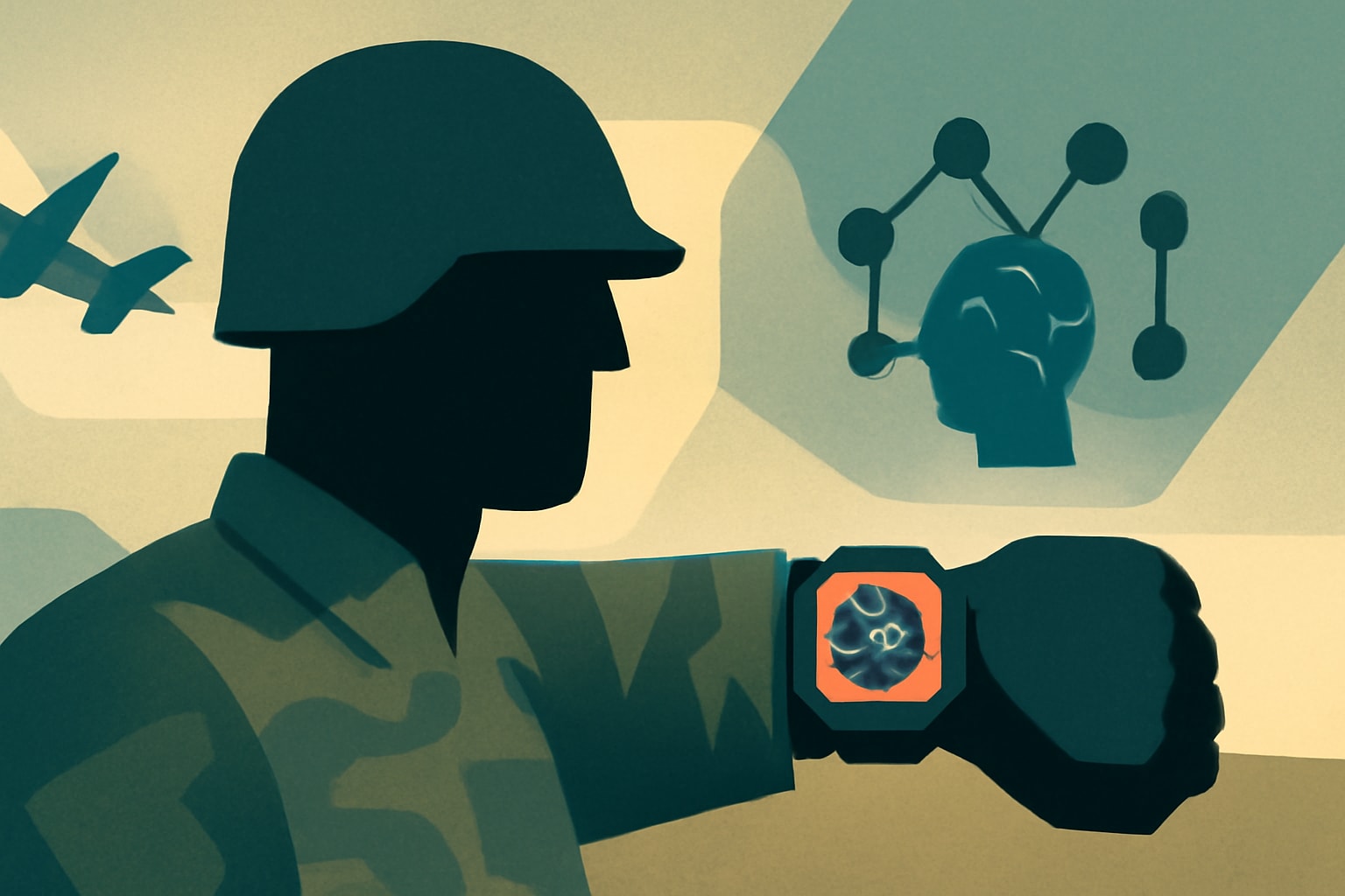 Editorial illustration for: Defense Startup Secures $61 Million for AI-Enabled Wrist Display