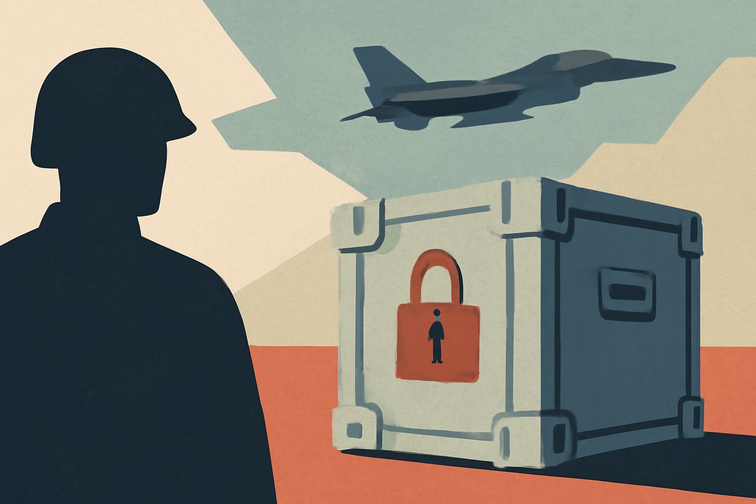Editorial illustration for: Pentagon Plans Fleet of Portable SCIFs to Enhance National Security