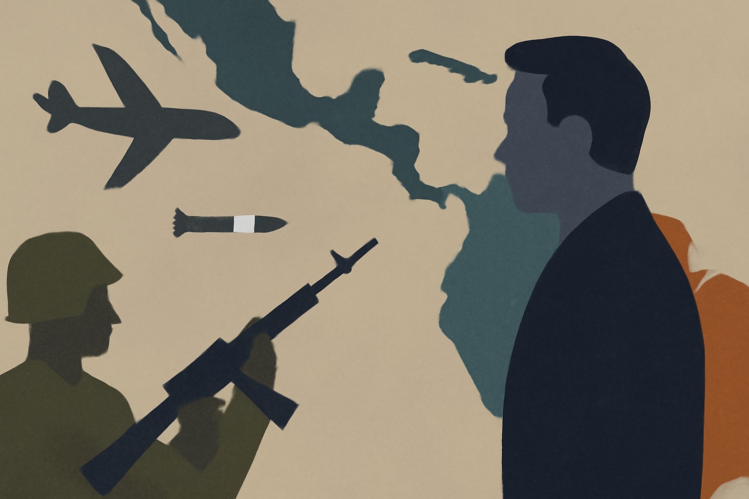 Editorial illustration for: Rubio Heads to Latin America to Push U.S. Counter-Drug Priorities