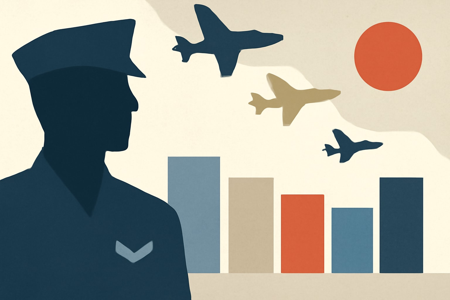 Editorial illustration for: Five Pivotal Moments in Air Force Reserve History