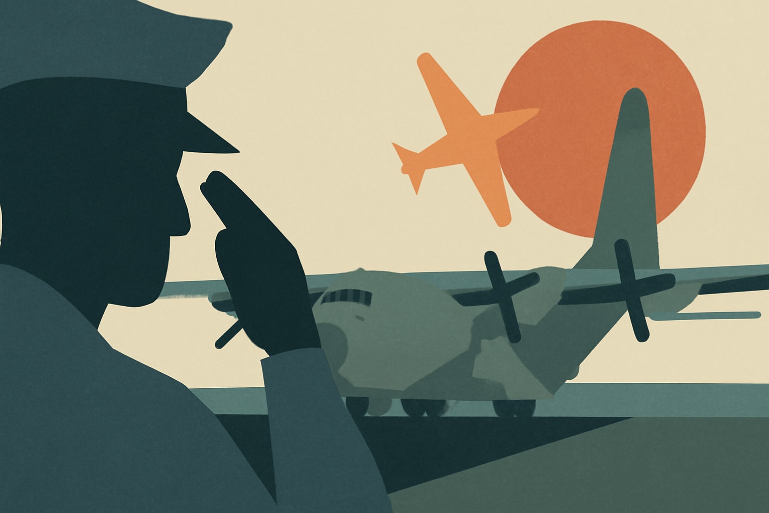 Editorial illustration for: Last of Air Force’s Longest-Deployed EC-130H Planes Retires After 19 Years