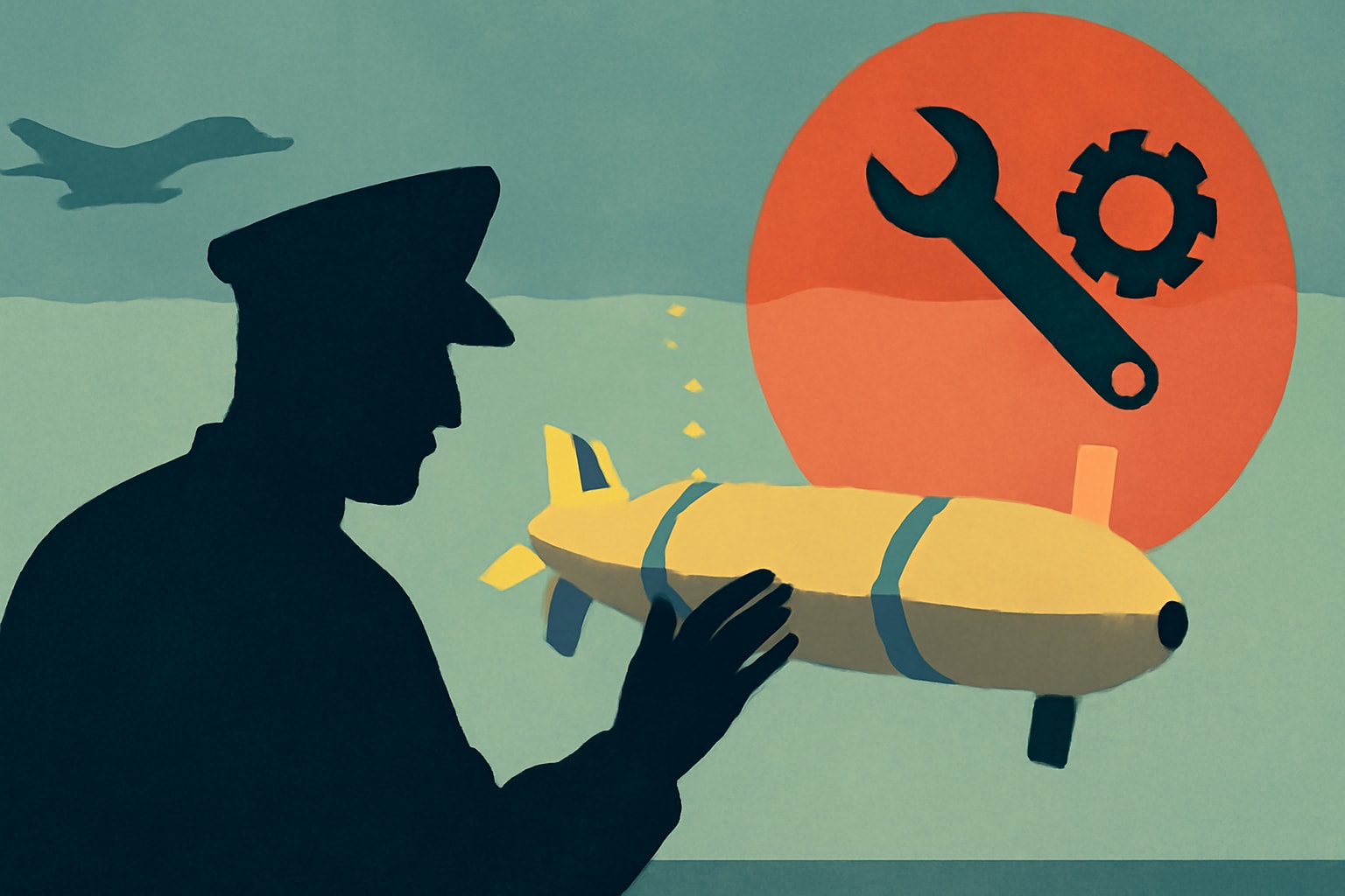 Editorial illustration for: Iran Likely to Reverse-Engineer Captured US Underwater Drone