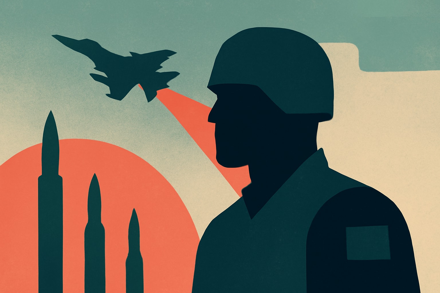 Editorial illustration for: Iranian Attacks Highlight Need for Updated U.S. Military Strategies