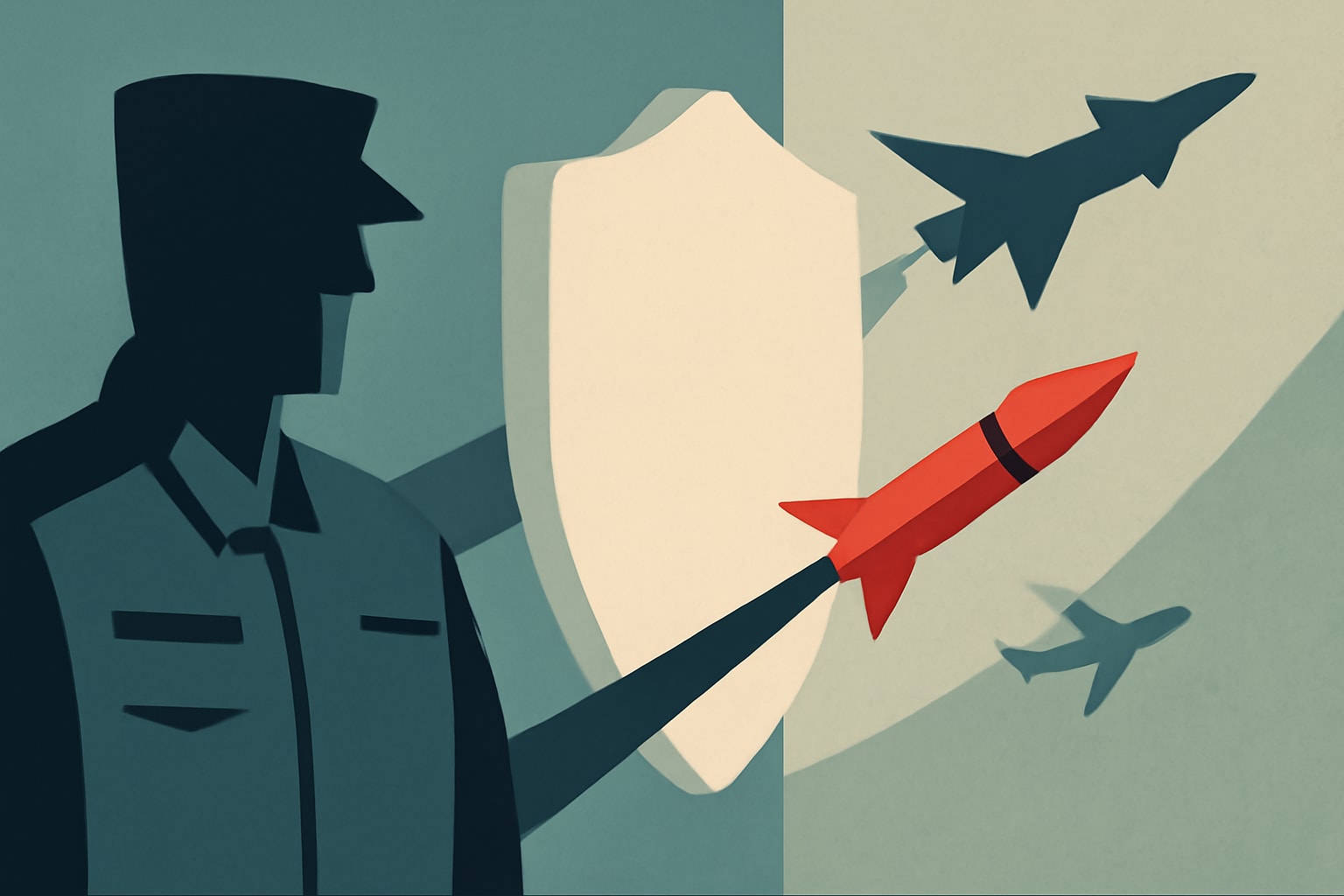 Editorial illustration for: Air Force Leaders Elevate Point Defense to Priority Status