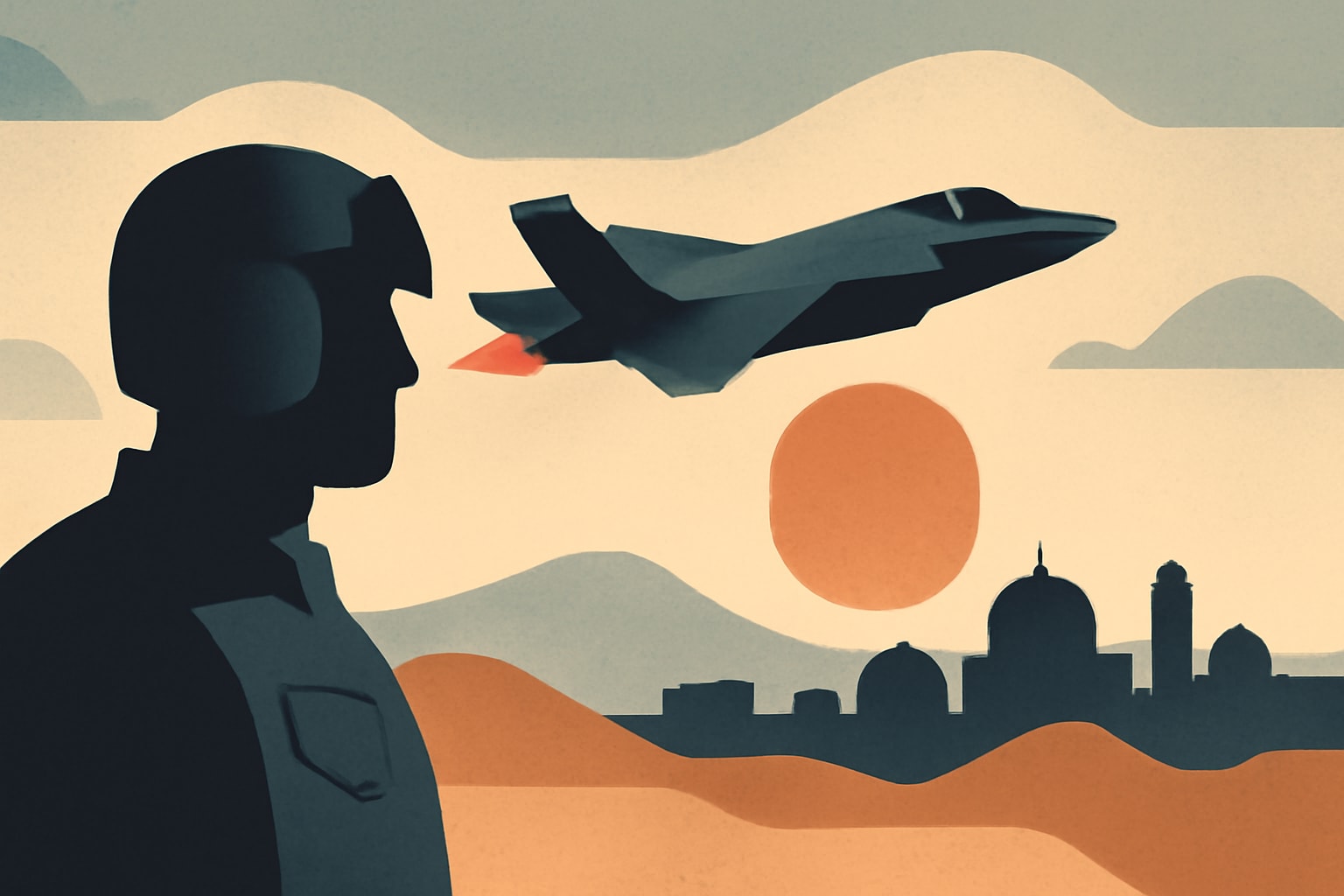 Editorial illustration for: F-35 Proves Combat Readiness During Middle East Deployments