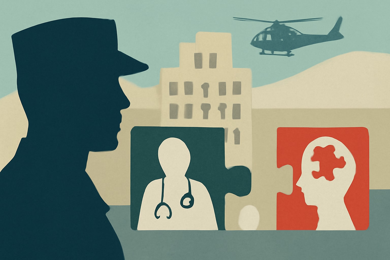 Editorial illustration for: VA Facilities Struggle with Staffing Shortages in Mental Health and Nursing